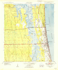 Download a high-resolution, GPS-compatible USGS topo map for Jacksonville Beach, FL (1949 edition)