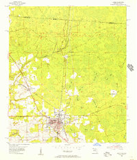 1955 Map of Jasper, 1956 Print