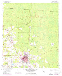 1955 Map of Jasper, 1977 Print