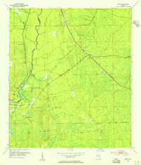 Download a high-resolution, GPS-compatible USGS topo map for Jena, FL (1955 edition)