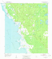 Download a high-resolution, GPS-compatible USGS topo map for Keaton Beach, FL (1956 edition)