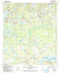 Download a high-resolution, GPS-compatible USGS topo map for Keuka, FL (1993 edition)