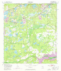 Download a high-resolution, GPS-compatible USGS topo map for Keuka, FL (1972 edition)