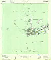 1943 Map of Monroe County, FL