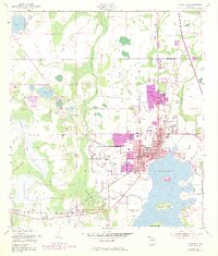 1953 Map of Kissimmee, 1971 Print