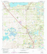 Download a high-resolution, GPS-compatible USGS topo map for Lady Lake, FL (1987 edition)
