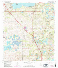 Download a high-resolution, GPS-compatible USGS topo map for Lady Lake, FL (1987 edition)