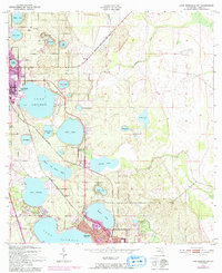 Download a high-resolution, GPS-compatible USGS topo map for Lake Arbuckle SW, FL (1993 edition)