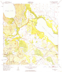 Download a high-resolution, GPS-compatible USGS topo map for Lake Arbuckle, FL (1953 edition)