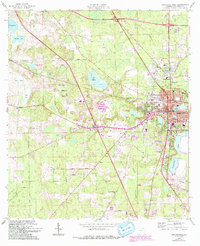 Download a high-resolution, GPS-compatible USGS topo map for Lake City West, FL (1993 edition)