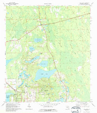 Download a high-resolution, GPS-compatible USGS topo map for Lake Dias, FL (1987 edition)