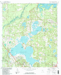 Download a high-resolution, GPS-compatible USGS topo map for Lake Jackson, FL (1983 edition)