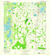 1953 Map of Lake Jessamine, 1960 Print