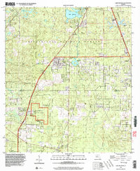 Download a high-resolution, GPS-compatible USGS topo map for Lake Munson, FL (2003 edition)
