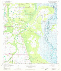 Download a high-resolution, GPS-compatible USGS topo map for Lake Poinsett NW, FL (1972 edition)