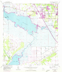 Download a high-resolution, GPS-compatible USGS topo map for Lake Poinsett, FL (1953 edition)