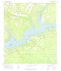 Download a high-resolution, GPS-compatible USGS topo map for Lake Talquin, FL (1973 edition)