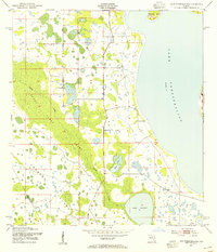 Download a high-resolution, GPS-compatible USGS topo map for Lake Tohopekaliga, FL (1966 edition)