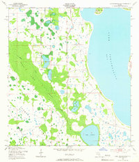Download a high-resolution, GPS-compatible USGS topo map for Lake Tohopekaliga, FL (1954 edition)