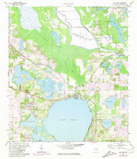 Download a high-resolution, GPS-compatible USGS topo map for Lake Weir, FL (1980 edition)