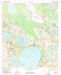 Download a high-resolution, GPS-compatible USGS topo map for Lake Weir, FL (1980 edition)