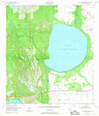 Download a high-resolution, GPS-compatible USGS topo map for Lake Weohyakapka, FL (1968 edition)