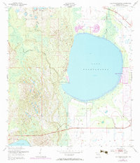 Download a high-resolution, GPS-compatible USGS topo map for Lake Weohyakapka, FL (1983 edition)