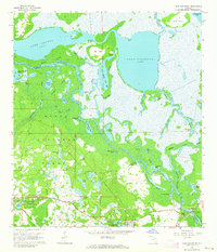 1962 Map of Lake Woodruff, 1964 Print