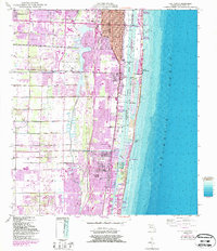 preview thumbnail of historical topo map of Palm Beach County, FL in 1945