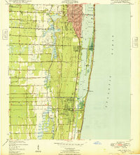 Download a high-resolution, GPS-compatible USGS topo map for Lake Worth, FL (1949 edition)