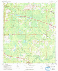Download a high-resolution, GPS-compatible USGS topo map for Lamont, FL (1993 edition)