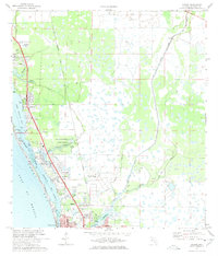 Download a high-resolution, GPS-compatible USGS topo map for Laurel, FL (1975 edition)