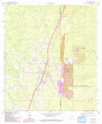 Download a high-resolution, GPS-compatible USGS topo map for Lawtey, FL (1993 edition)