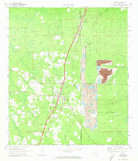 preview thumbnail of historical topo map of Lawtey, FL in 1970