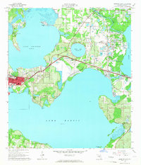 preview thumbnail of historical topo map of Lake County, FL in 1965