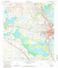 Download a high-resolution, GPS-compatible USGS topo map for Leesburg West, FL (1988 edition)