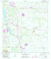 Download a high-resolution, GPS-compatible USGS topo map for Lorraine, FL (1987 edition)