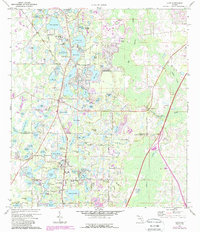 Download a high-resolution, GPS-compatible USGS topo map for Lutz, FL (1988 edition)