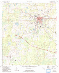 Download a high-resolution, GPS-compatible USGS topo map for Madison, FL (1993 edition)