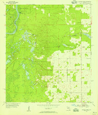 Download a high-resolution, GPS-compatible USGS topo map for Manatee Springs, FL (1956 edition)