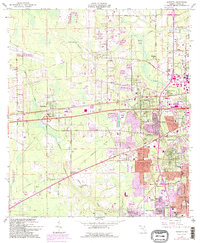 Download a high-resolution, GPS-compatible USGS topo map for Marietta, FL (1992 edition)