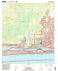Download a high-resolution, GPS-compatible USGS topo map for Mary Esther, FL (1999 edition)
