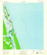 Download a high-resolution, GPS-compatible USGS topo map for Matanzas Inlet, FL (1960 edition)