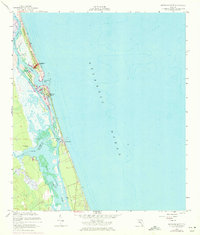 Download a high-resolution, GPS-compatible USGS topo map for Matanzas Inlet, FL (1972 edition)