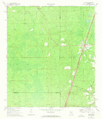 Download a high-resolution, GPS-compatible USGS topo map for Maxville, FL (1973 edition)