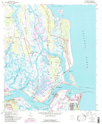 Download a high-resolution, GPS-compatible USGS topo map for Mayport, FL (1992 edition)