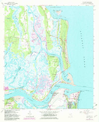 Download a high-resolution, GPS-compatible USGS topo map for Mayport, FL (1982 edition)