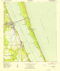 1951 Map of Melbourne East