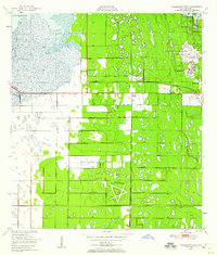 Download a high-resolution, GPS-compatible USGS topo map for Melbourne West, FL (1958 edition)