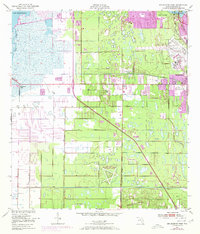 Download a high-resolution, GPS-compatible USGS topo map for Melbourne West, FL (1971 edition)